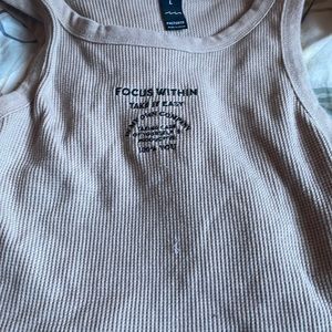 Factorie size L. Light brown top. Good thing to wear for a casual outfit